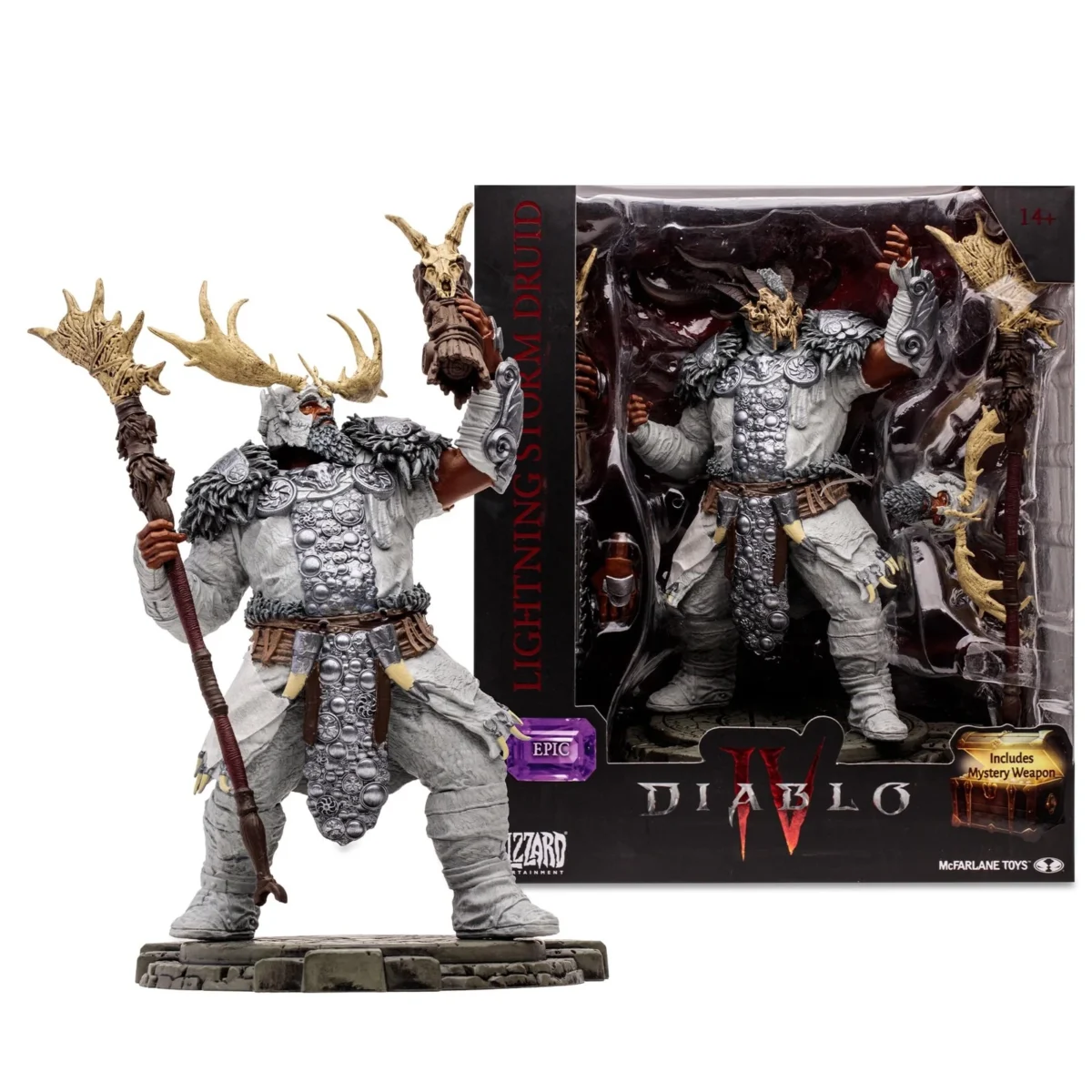 MCDLSD McFarlane Diablo IV Lightning Storm Druid box McFarlane Diablo IV Lightning Storm Druid - Image 1